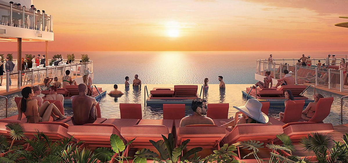 3- THE HIDEAWAY <br> LA PISCINA SUSPENDIDA RESERVADA A LOS ADULTOS