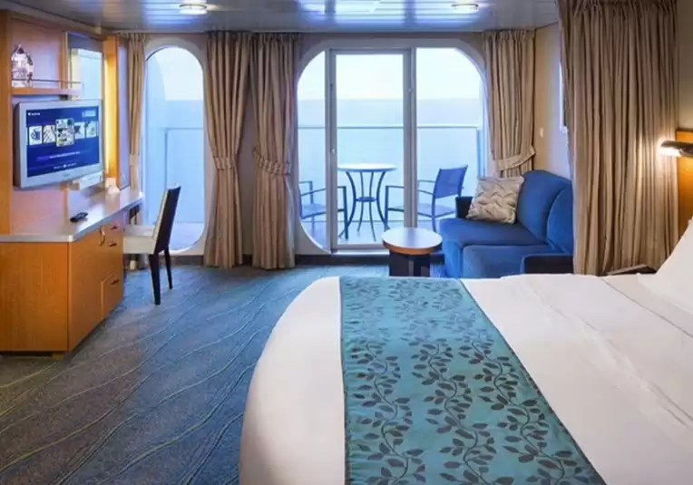 Cabina con vista al mar ultra espaciosa con gran balcón