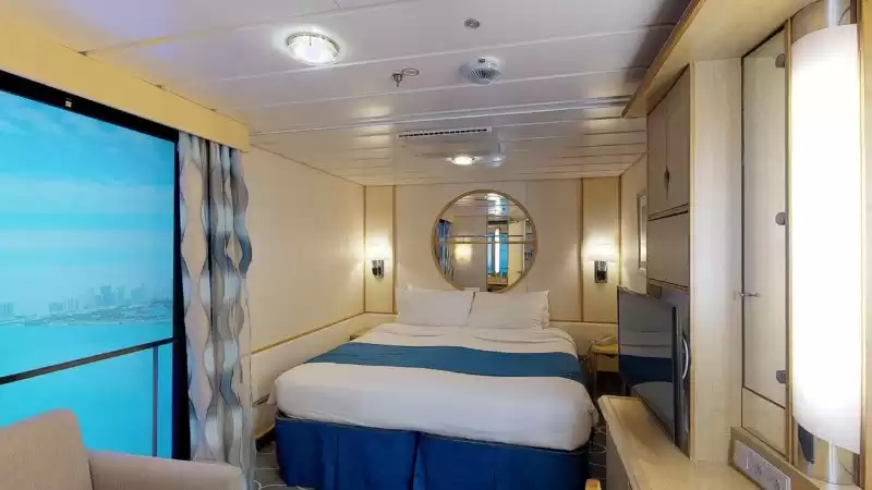 Cabina interior con balcón virtual